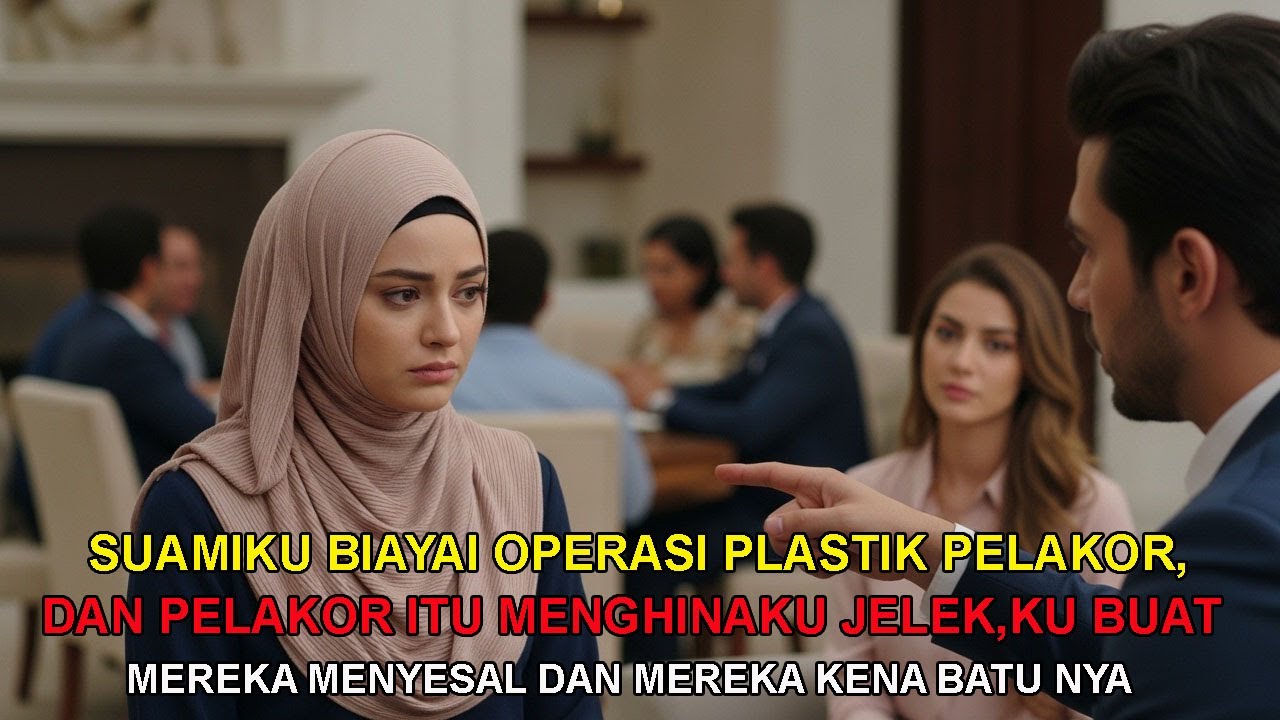 SUAMIKU BIAYAI OPERASI PLASTIK PELAKOR,DAN PELAKOR ITU MENGHINAKU JELEK,KUBUAT MEREKA MENYESAL!