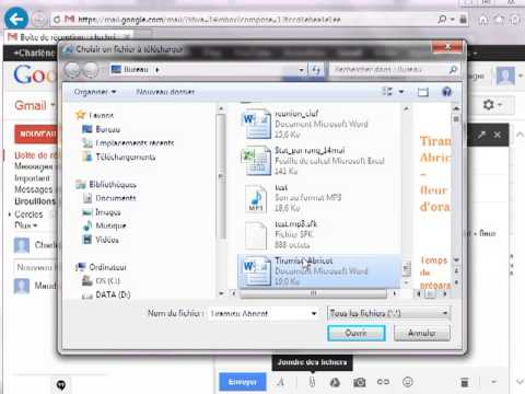 Attacher une pièce jointe à un e-mail dans Gmail (avec son)