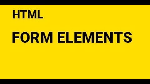 27 Html Form Elements in Hindi