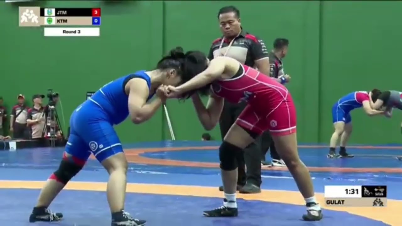 PON BELADIRI 2025  CABOR GULAT GAYA BEBAS PUTRI 62KG. KALTIM VS JATIM.