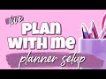 🔴 LIVE PLAN WITH ME | Setting Up My New Planner