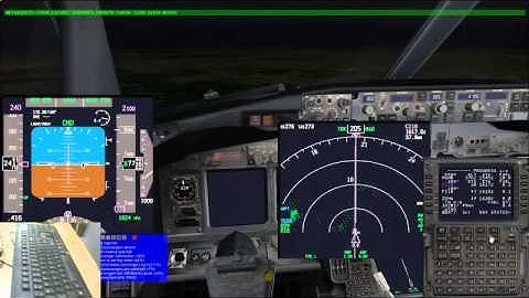 FSX: MANUAL LANDING USING KEYBOARD IN SHORT FLIGHT