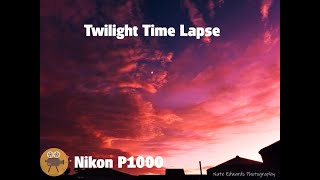 Twilight Time Lapse (December 19-2022) Nikon P1000