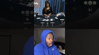 CRAZY ENDING (MUST WATCH) 😳 DAY 7 OF BETTING .50CENTS FOR EVERY YT SUB #casino #stake #blackjack