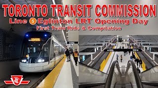 TTC Line 5 Line Opening (First Eastbound Train Ride & Compilation)