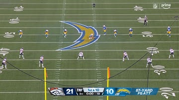 The Chargers Hit The First "Fair Catch" Kick In 50 Years