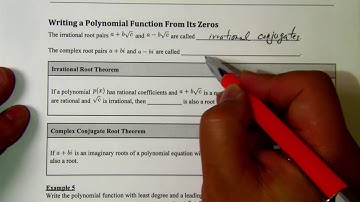 Alg2 7.2 Finding Complex Solutions of Polynomial Equations