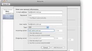 Swim communications guides you to setup your email account in
microsoft outlook 2011 on a mac. visit us at: http://www.swim.com.au
check out our other video ...