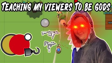 Surviv.io: Teaching my Viewers to be GODS | Vector Mac-10 Rez3rekt Gameplay