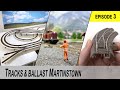 Laying Tracks & Ballast - Building a Beginners Model Railroad from ground up.