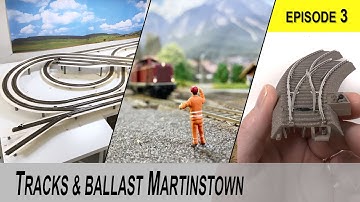 Laying Tracks & Ballast - Building a Beginners Model Railroad from ground up.