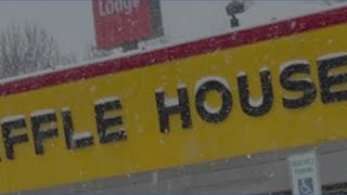 Waffle House packed during Charlotte snowstorm