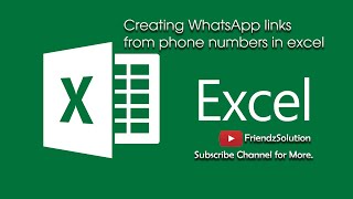 How To Create Whatsapp Links From Phone Numbers In Excel screenshot 4