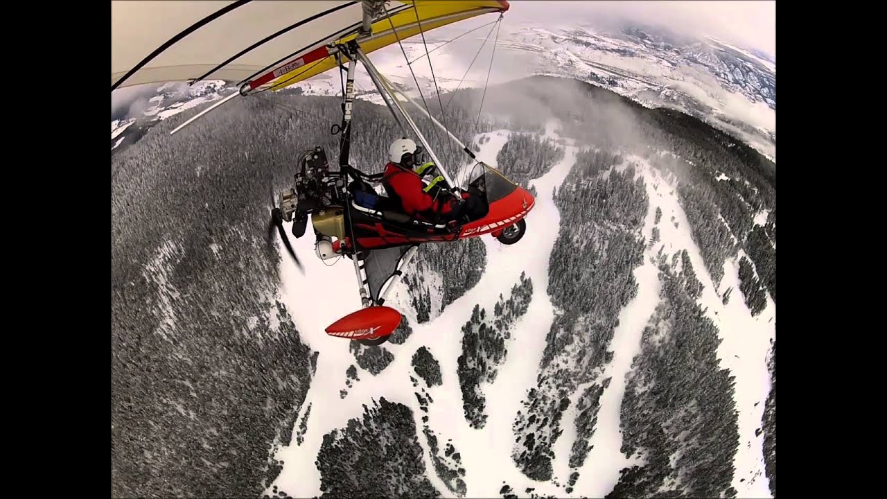 107. Flying from Kamloops to Harper Mountain ski hill, Jan 13, 2016