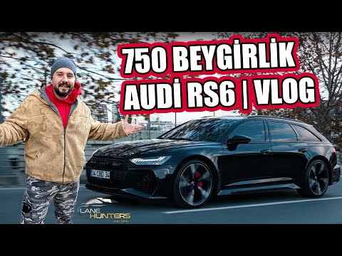 750+ Beygir Yeni AUDI RS6 ile İstanbul'da Bir Gün | VLOG