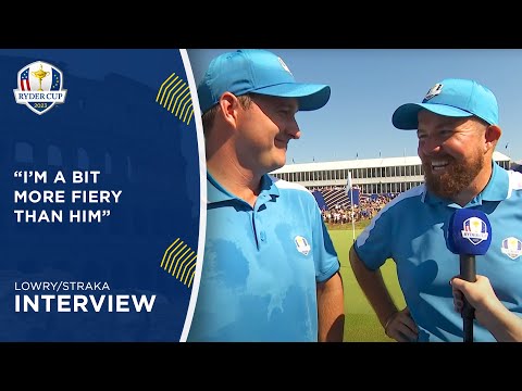 Lowry/straka interview | 2023 ryder cup