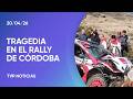 Trágico vuelco en el rally de Córdoba
