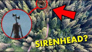 DRONE CAUGHT SIREN HEAD AT SCREAMING FOREST!! (SIREN HEAD IS ACTUALLY REAL)