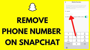 How To Remove Phone Number On Snapchat (2023)