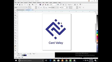 Corel Draw Design. Logo in Corel Draw. Corel Draw Tutorial #coreldrawtuturial #logodesign