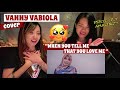 VANNY VABIOLA- WHEN YOU TELL ME THAT YOU LOVE ME (cover) REACTION