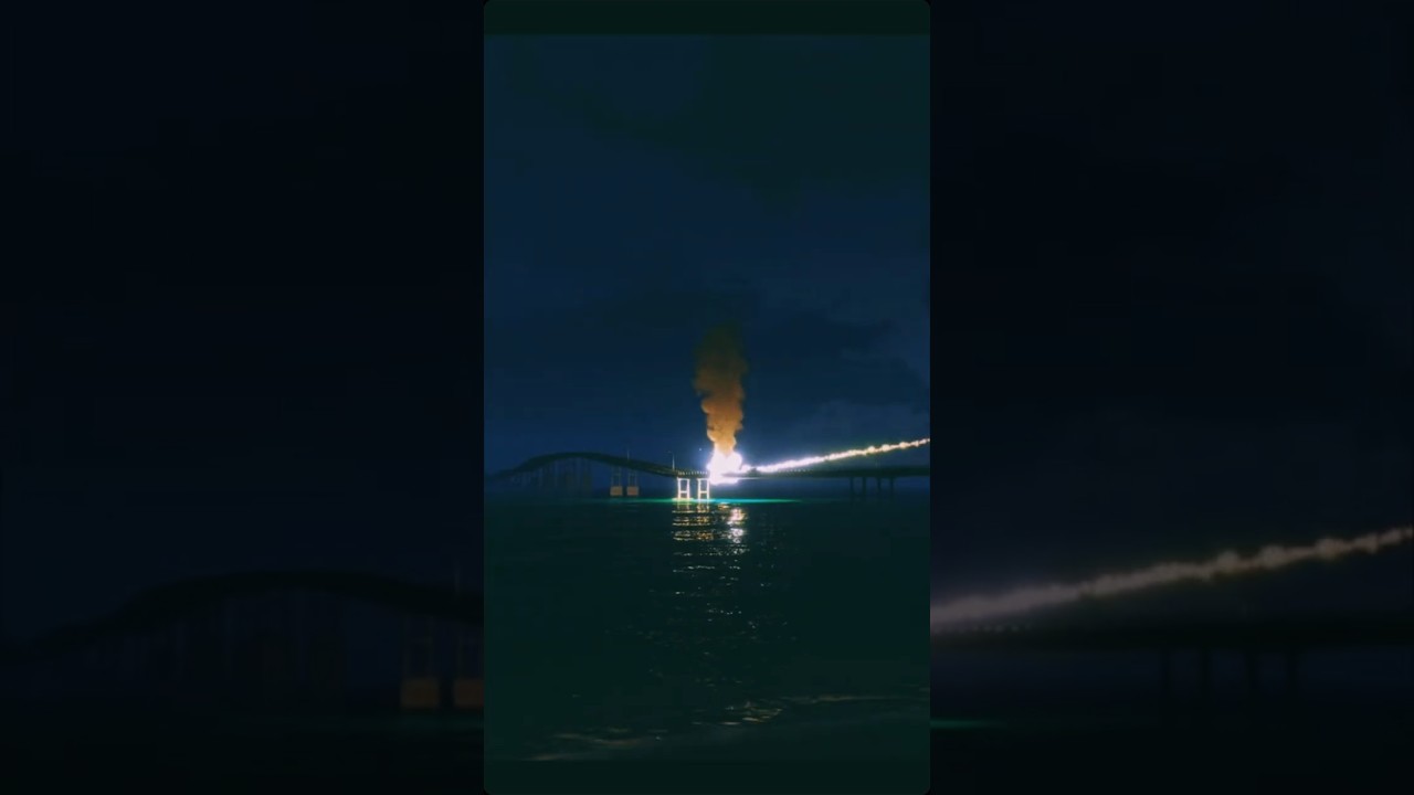 Российский Крым Мост разрушился украинским F-16?