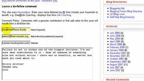 Expert WordPress Video Tutorial On Backlinks 000WebHost FREE web hosting