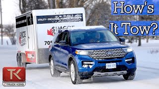Winter Towing Test! 2021 Ford Explorer Hybrid In-Depth Review