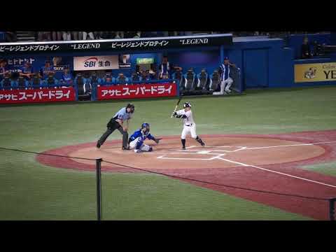 【並木秀尊 バントヒット】2023/7/29(土) 並木秀尊 サードバントヒット 打席(6回裏) vs 大貫晋一(横浜DeNAベイスターズ)