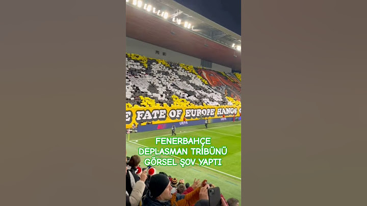 Fenerbahçe deplasman tribünü Slavia Prag karşısında şov yaptı.
