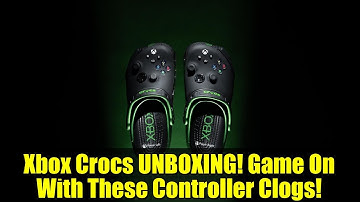 Xbox Crocs UNBOXING! Game On With These Controller Clogs!