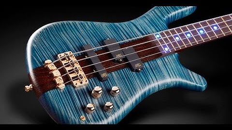 Warwick Custom Shop Masterbuilt - Streamer Stage I Bleached Blue Oil Finish Color