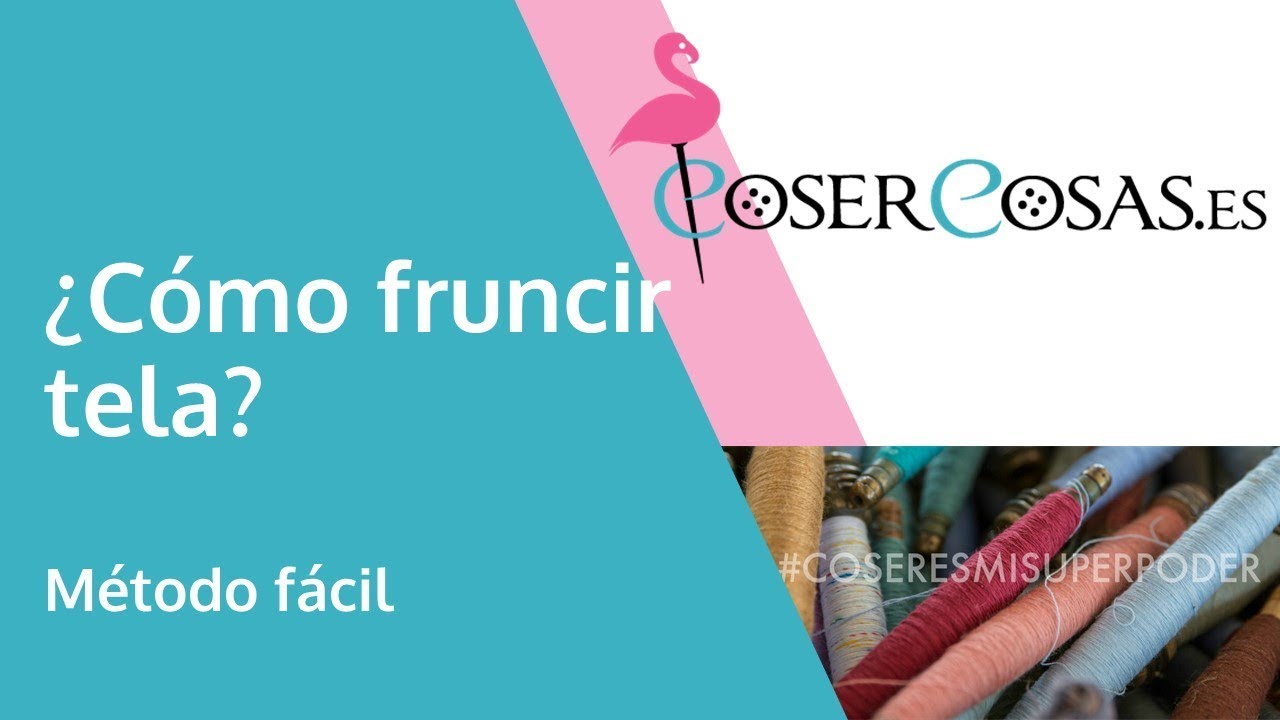 Truco de costura - Fruncir tela de manera fácil