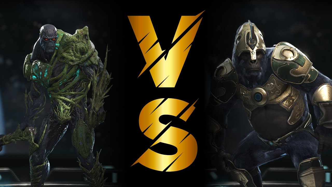 Swamp Thing Vs Gorilla Grodd - Injustice 2 Gameplay FULL HD