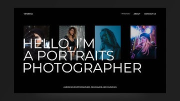 Portfolio Website animation | Website Landing Page Design | Lettering Animation | HTML, CSS, GSAP