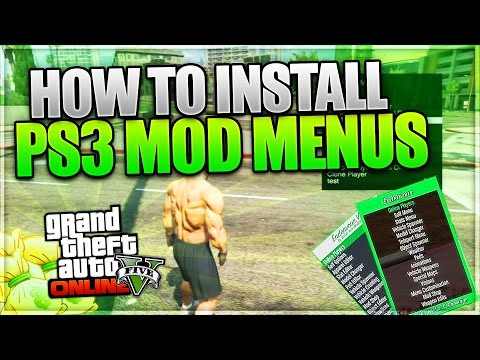 GTA 5 Online: Mod Menu USB Install Tutorial! PS3 OFW 