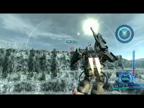 [PS3ガンダム戦記] #16 指揮官用ザクキャノン -射撃重視バランス型- (峡谷地帯襲撃任務：HARD)
