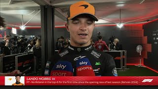 Lando Norris: Early Q3 Run Backfired Badly | Post Qualifying Interview | Azerbaijan Grand Prix 2025