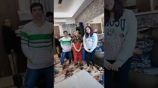 Having Fun With My Dad And Sister After Live Streaming.