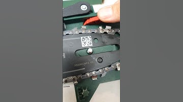 Chain tension check for Bosch Easychain 18V electric chainsaw #chainsaw #cordless