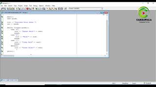 C++ ( Borland ) Percabangan Switch/Case