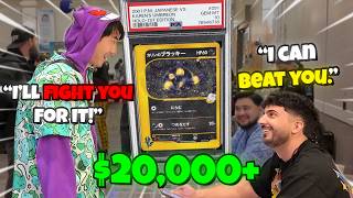 He Challenged Me DOUBLE or NOTHING! | POKEMON VENDOR POV