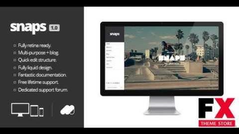 Preview Snaps A retina multi-purpose HTML5 template TForest