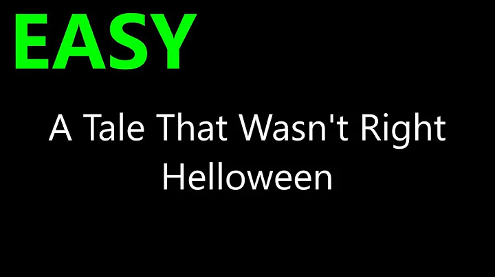 [EASY] Helloween - A Tale That Wasn't Right Guitar Solo Tab+BackingTrack