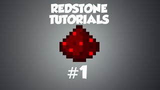 The Absolute Basics | Redstone Tutorial 1