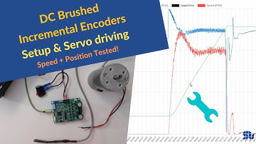 DC Motor Encoder Setup | Speed + Position control tested