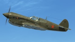 IL-2:Battle of Moscow. P-40E Kittyhawk on Eastern Front.