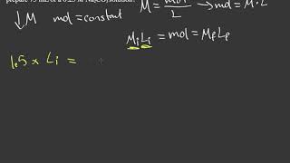 Determining amount of stock solution needed for dilution