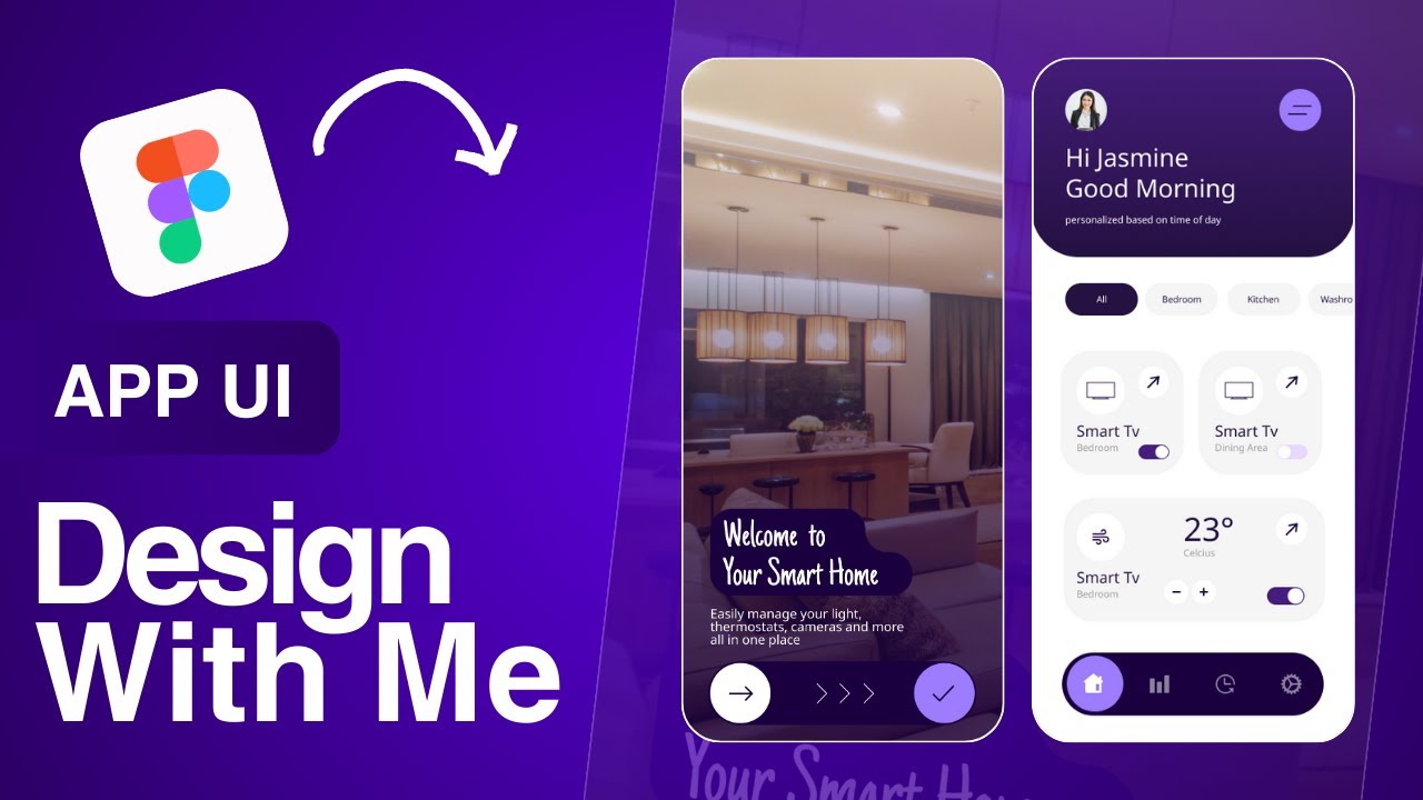Design App UI with me | Figma Tutorial #figma #tutorial #ui - YouTube