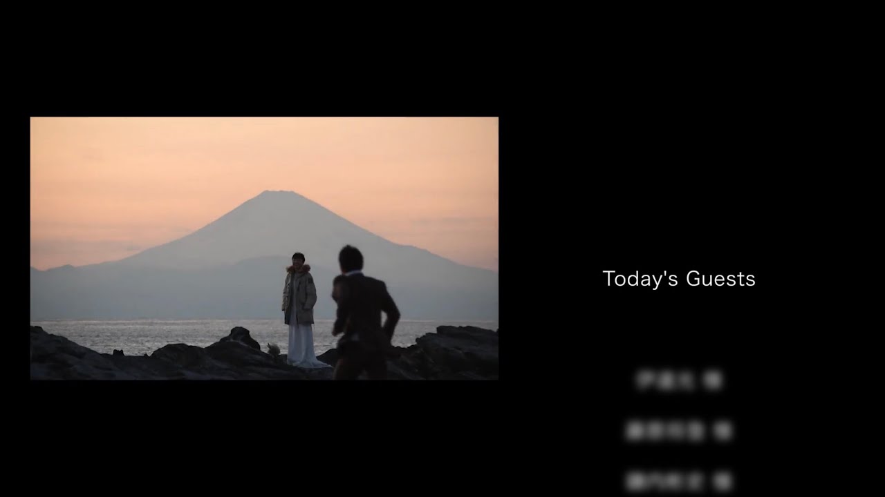 【結婚式】まるで映画！おしゃれな自作エンドロール